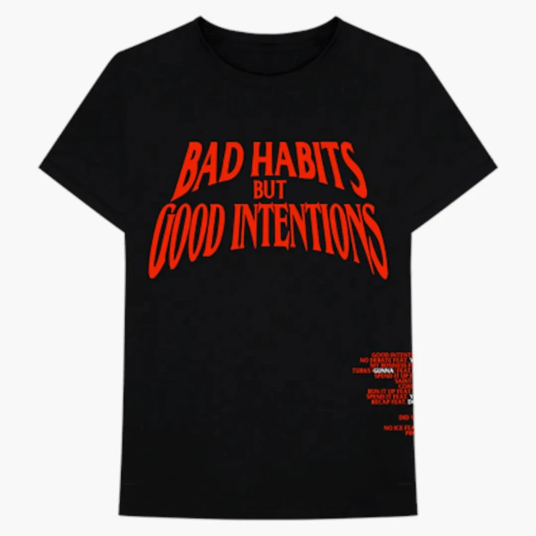 Nav X Vlone Bad Habits Tee Black