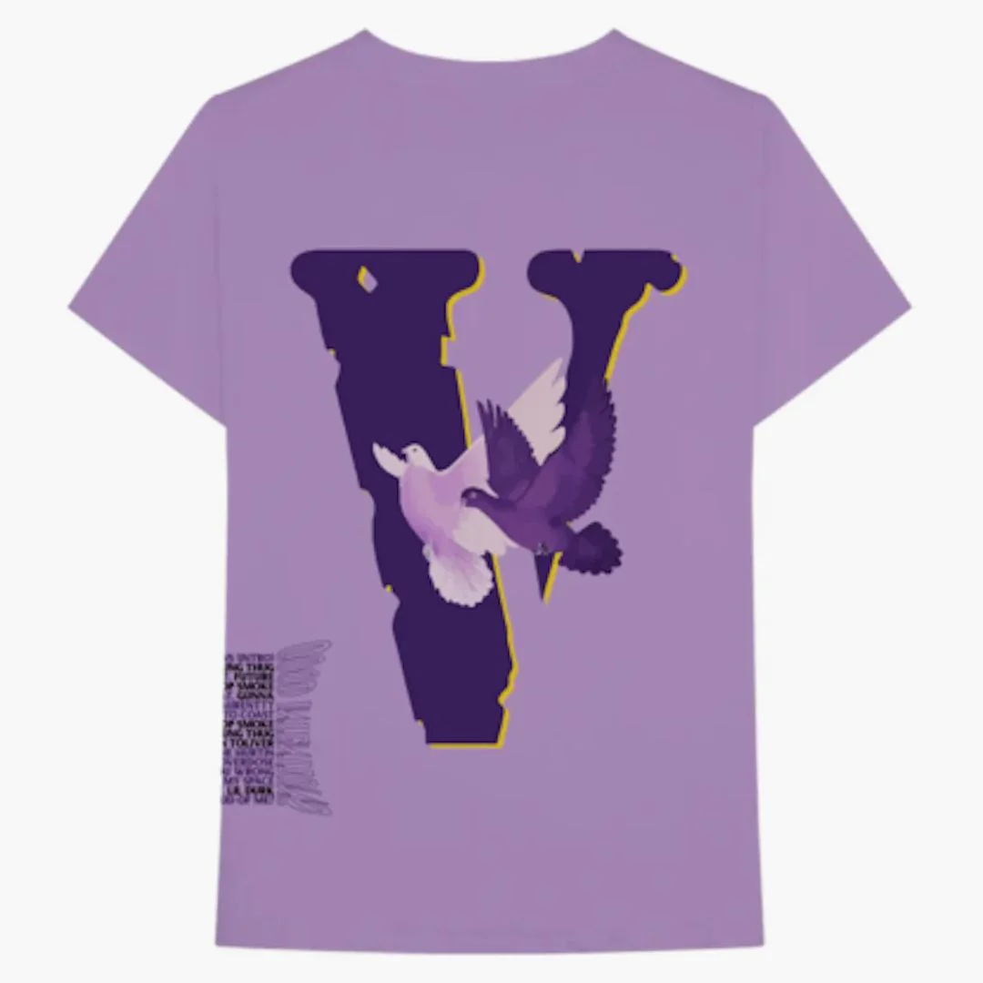 Nav X Vlone Doves Tee Purple - Image 2