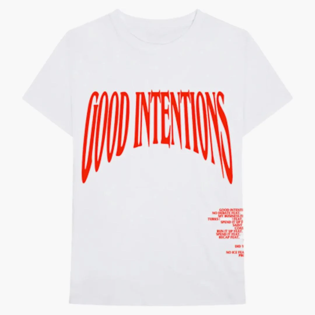 Nav X Vlone Good Intentions Tee White - Image 2