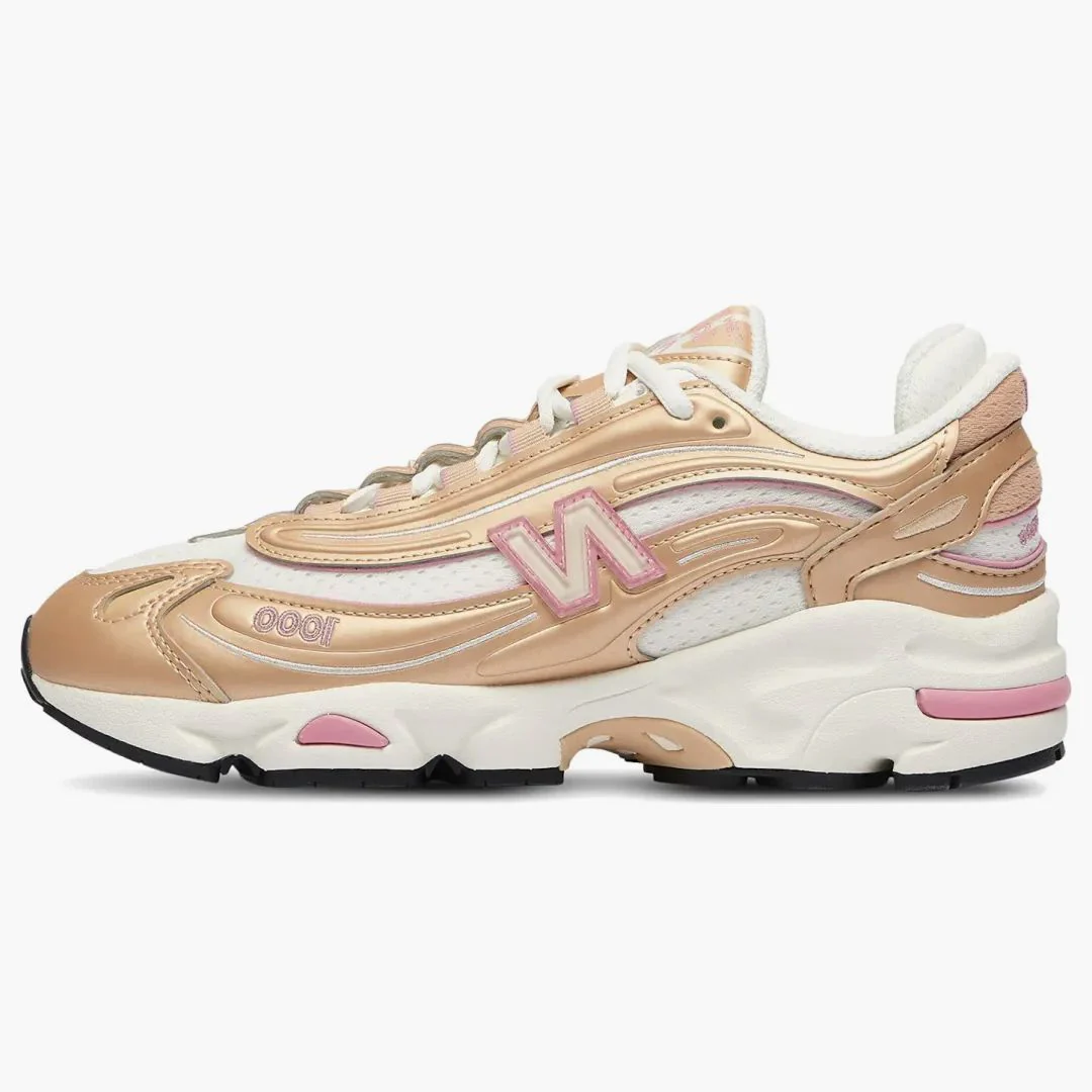 New Balance 1000 White Gold Pink