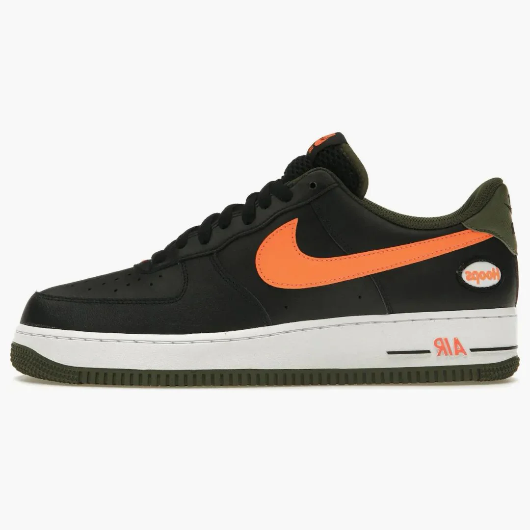 Nike Air Force 1 Low Hoops Black University Gold