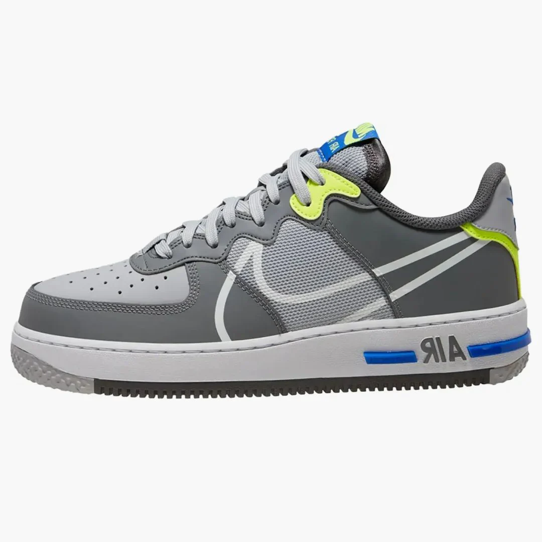 Nike Air Force 1 Low React Wolf Grey (gs)