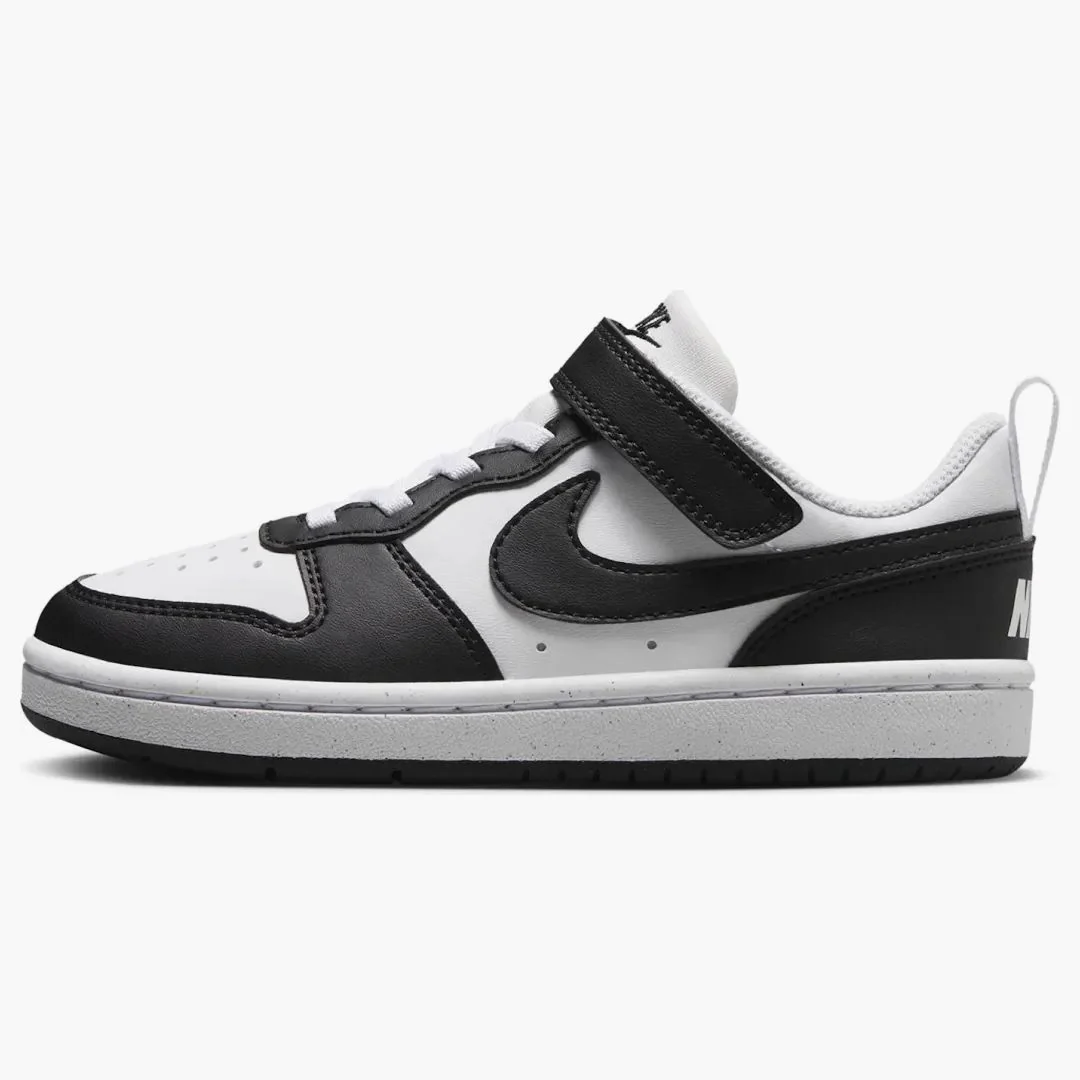 Nike Court Borough Low Recraft Black White (ps)