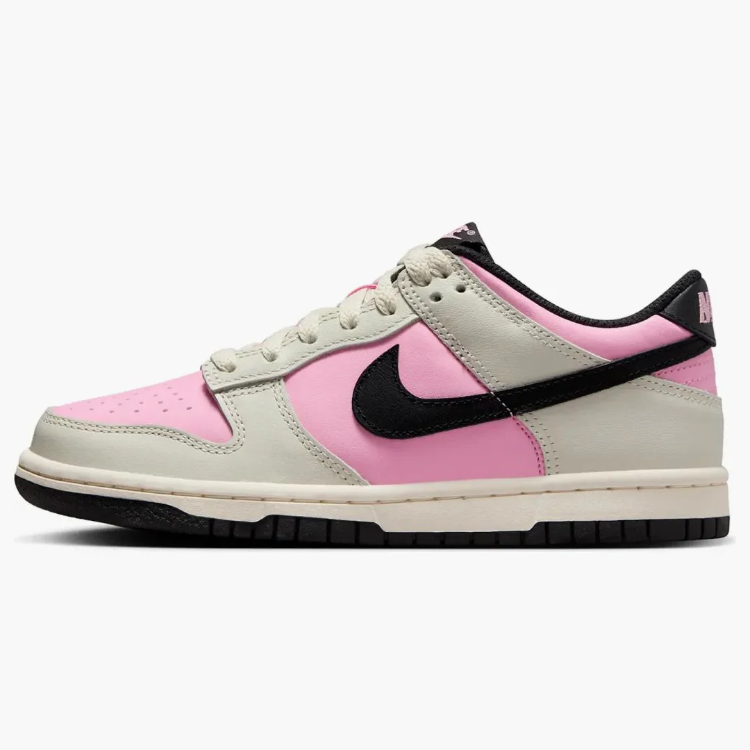 Nike Dunk Low Pink Rise Light Orewood Brown Pale Ivory Black (gs)