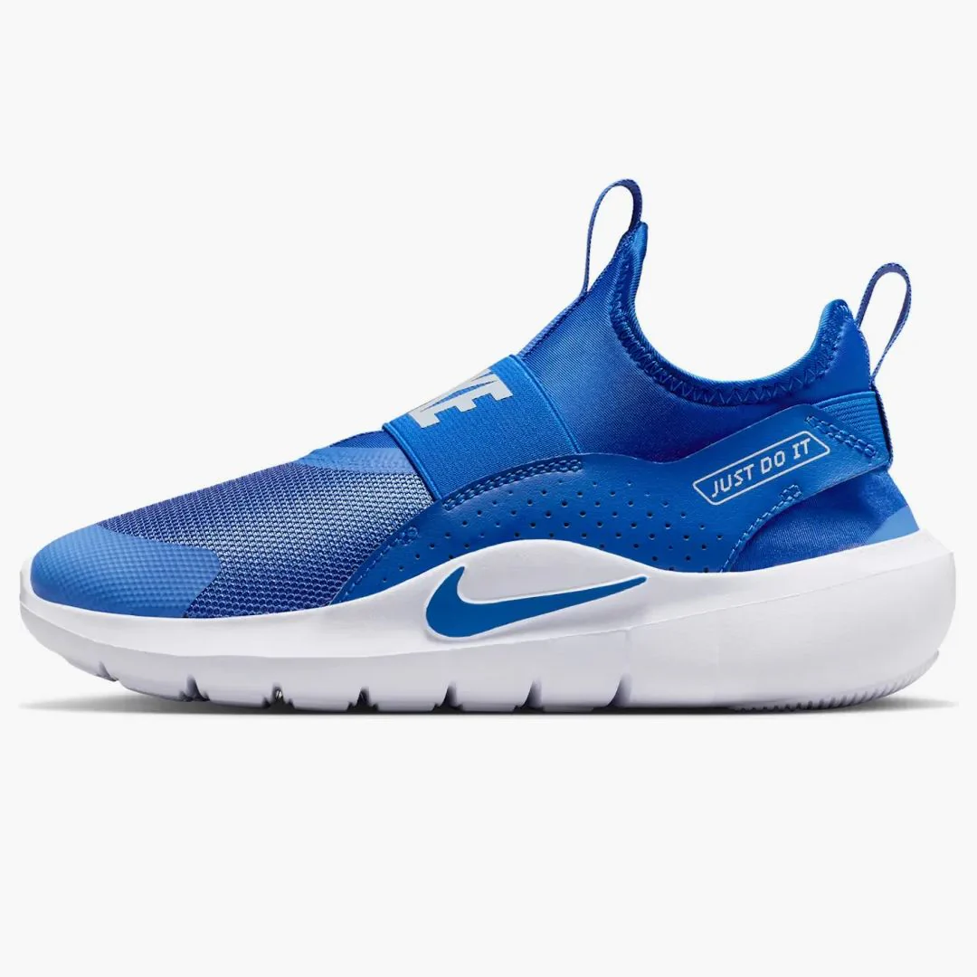 Nike Flex Runner 4 Comet Blue Football Grey White Game Royal (gs)