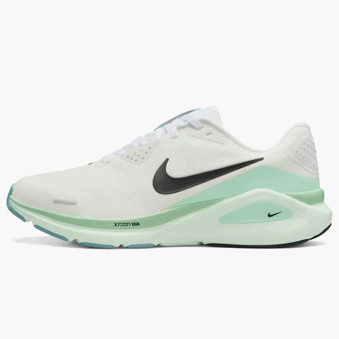 Nike Structure 26 White Black Barely Green (women's)