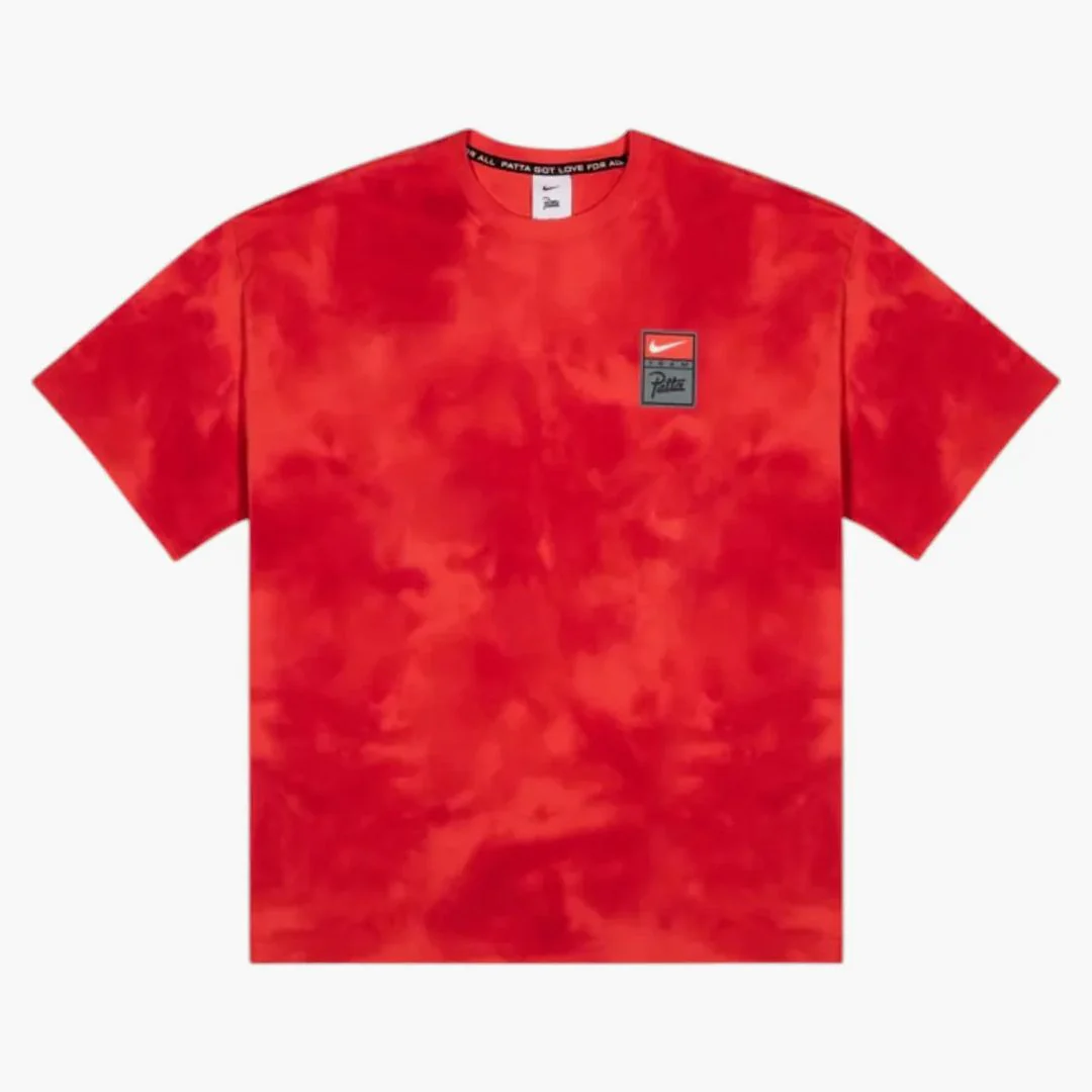 Nike X Patta Nrg Gx Washed T-shirt (asia Sizing) Rush Red/university Red/gym Red