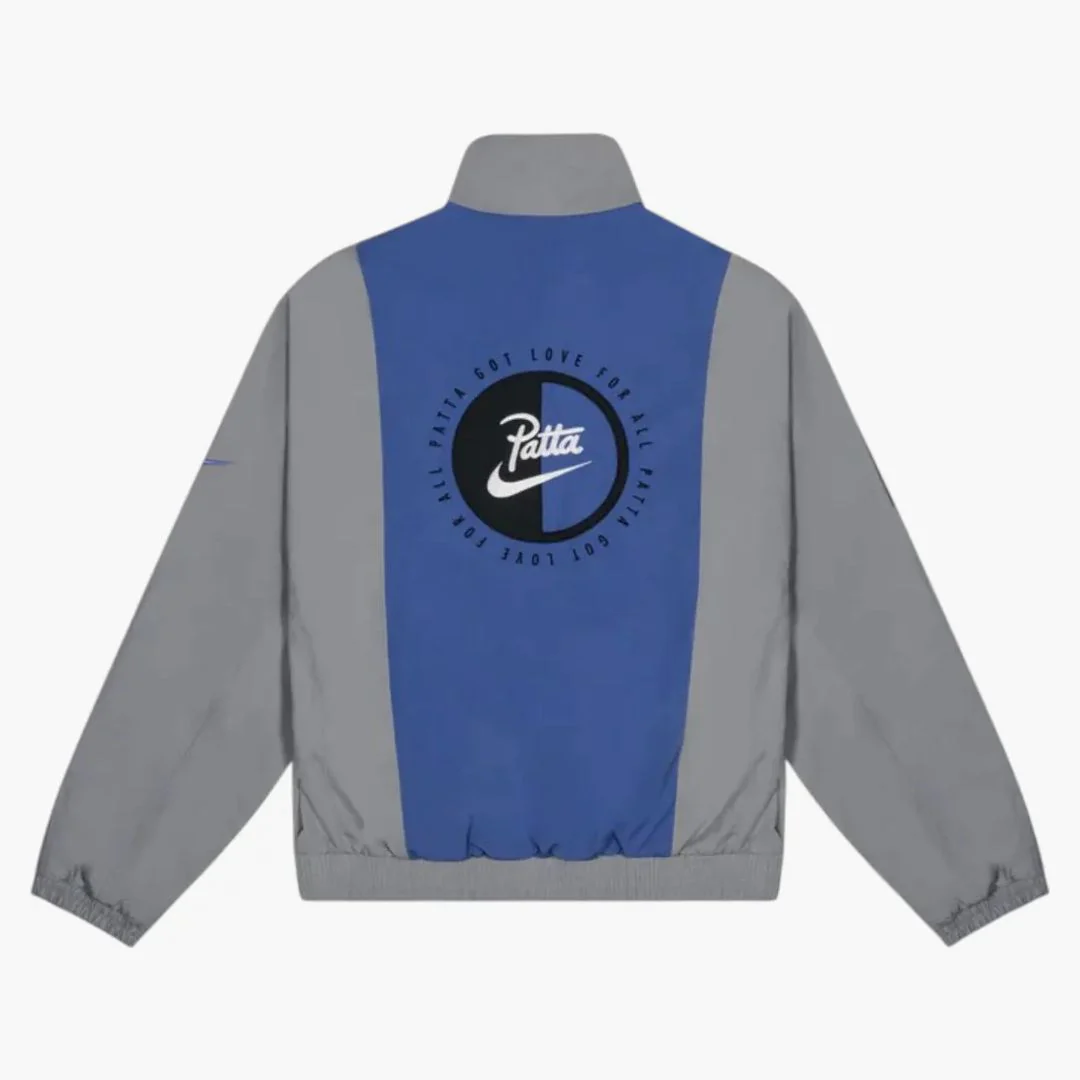 Nike X Patta Nrg Track Jacket Particle Grey/sapphire - Image 2