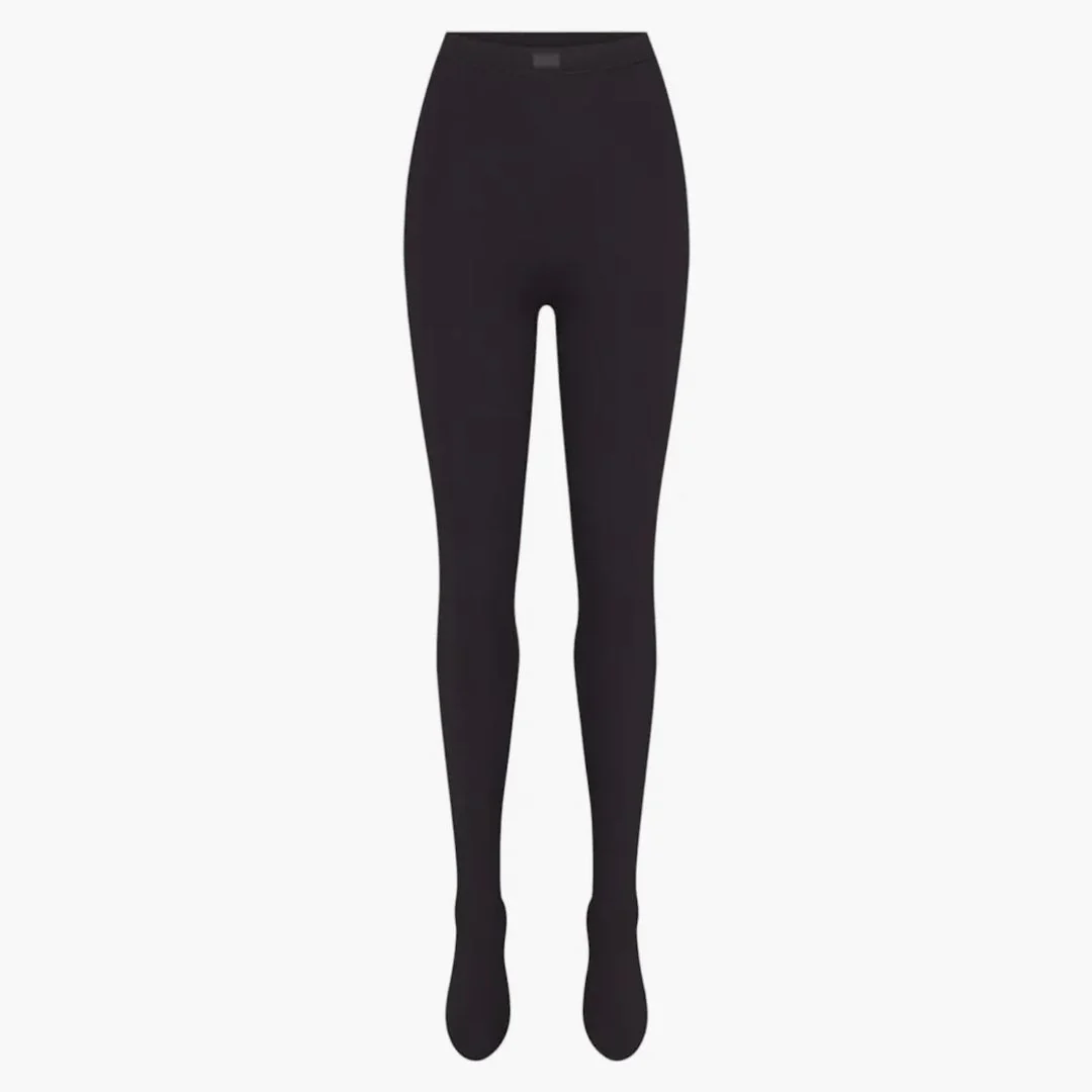 Nike X Skims Women's Matte Footsie Grip Legging Obsidian