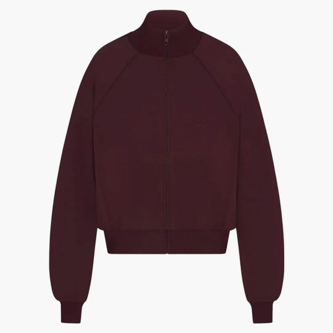 Nike X Skims Women's Matte Tricot Track Jacket Currant