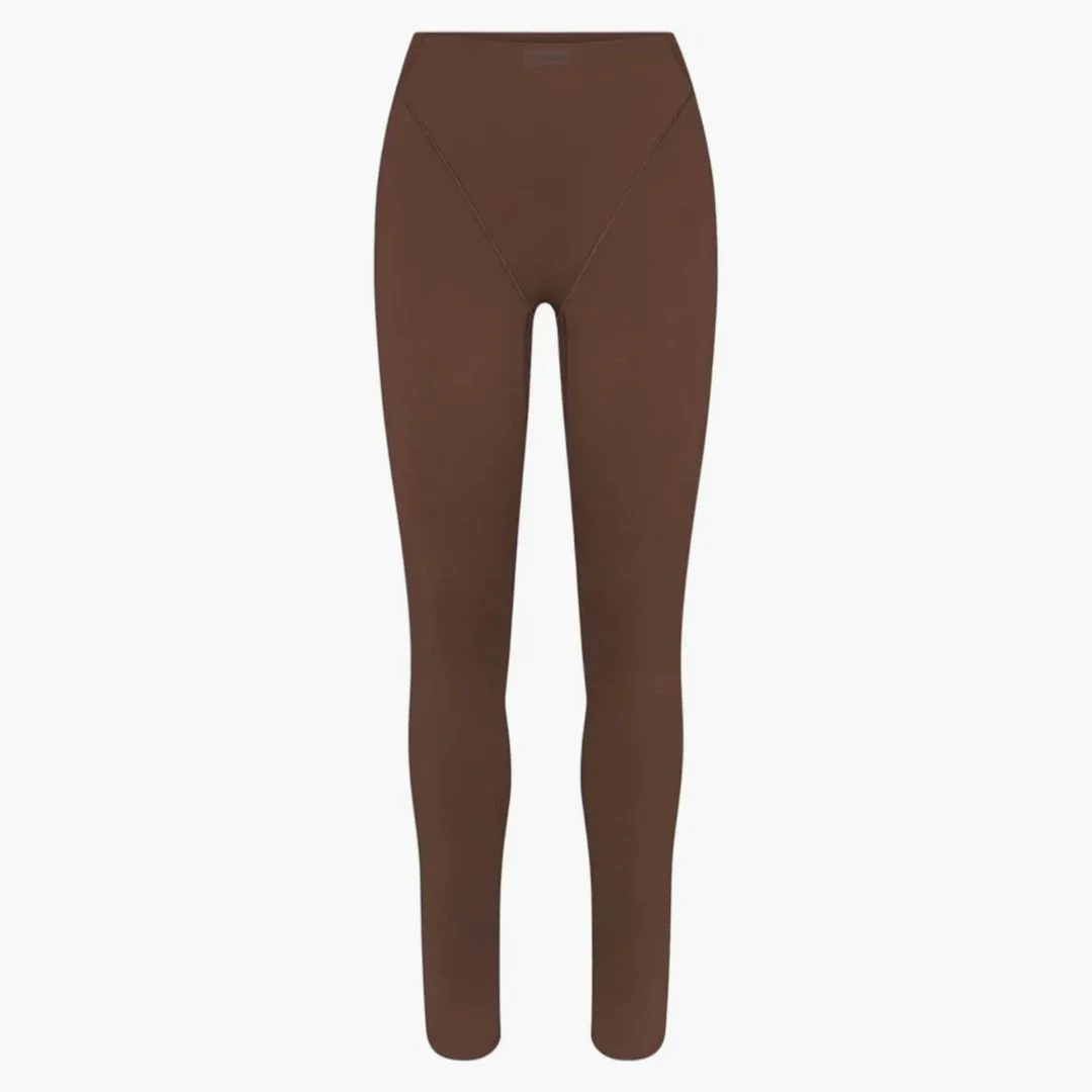Nike X Skims Women's Matte V-line 26" Legging Dark Sepia
