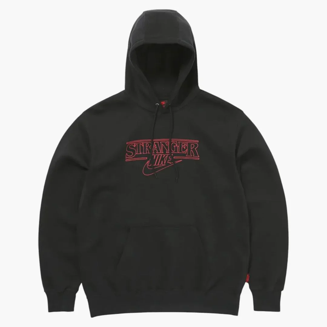 Nike X Stranger Things Nrg Club Hoodie Black/black