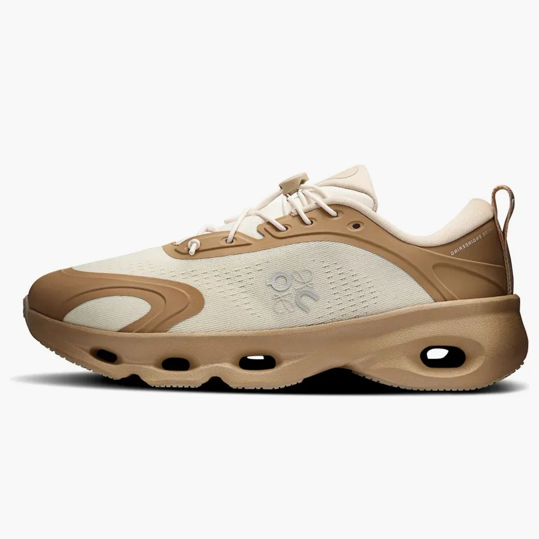 On Running Cloudsolo Loewe Dark Sand Cream (women's)