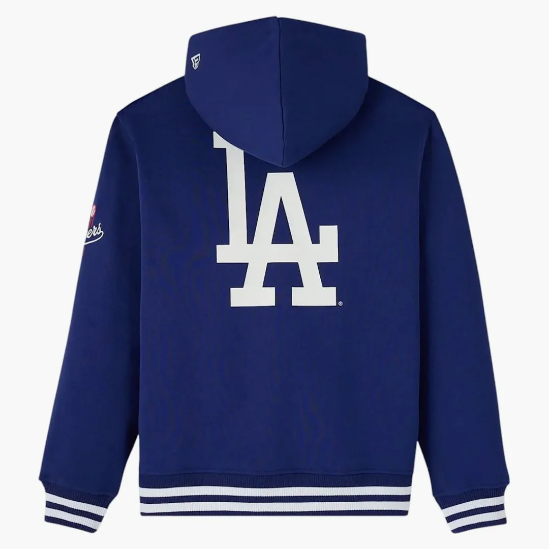 Ovo X New Era Mlb Los Angeles Dodgers Hoodie Blue - Image 2