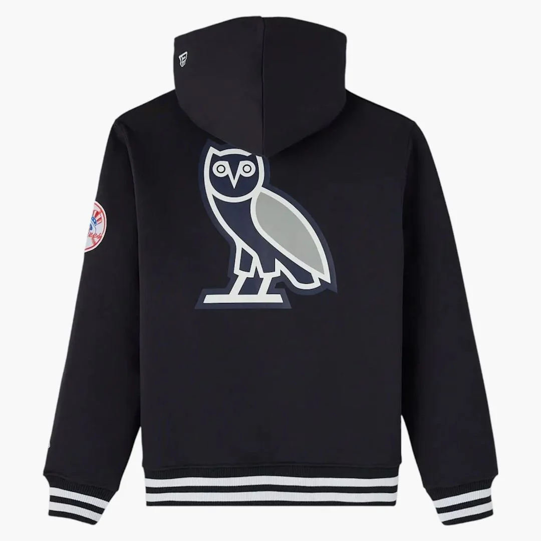 Ovo X New Era Mlb New York Yankees Hoodie Navy - Image 2