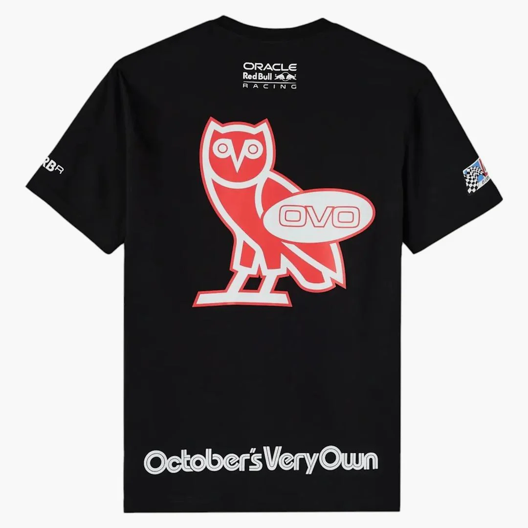 Ovo X Red Bull Racing Team T-shirt Black - Image 2