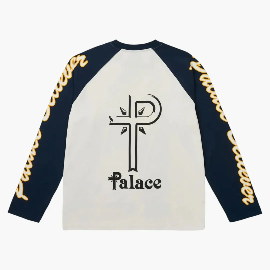 Palace 1 Truth Longsleeve Navy - Image 2