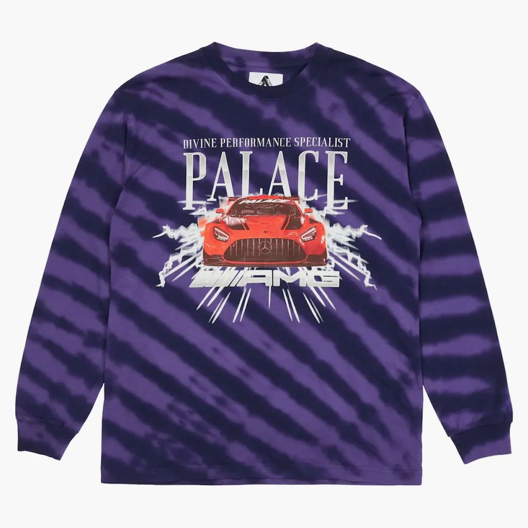 Palace Amg Longsleeve Purple - Image 2
