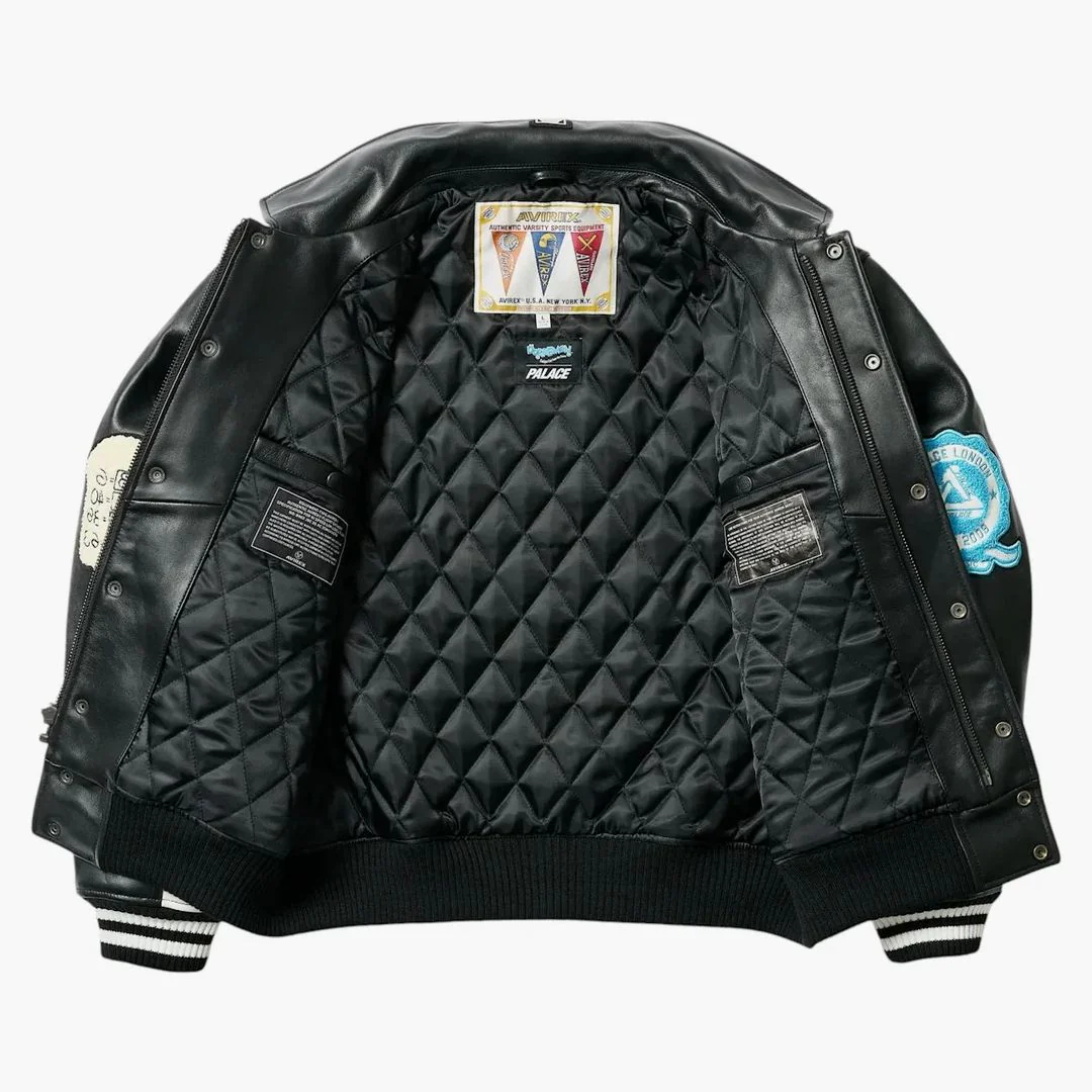 Palace Doraemon Avirex Jacket Black - Image 2