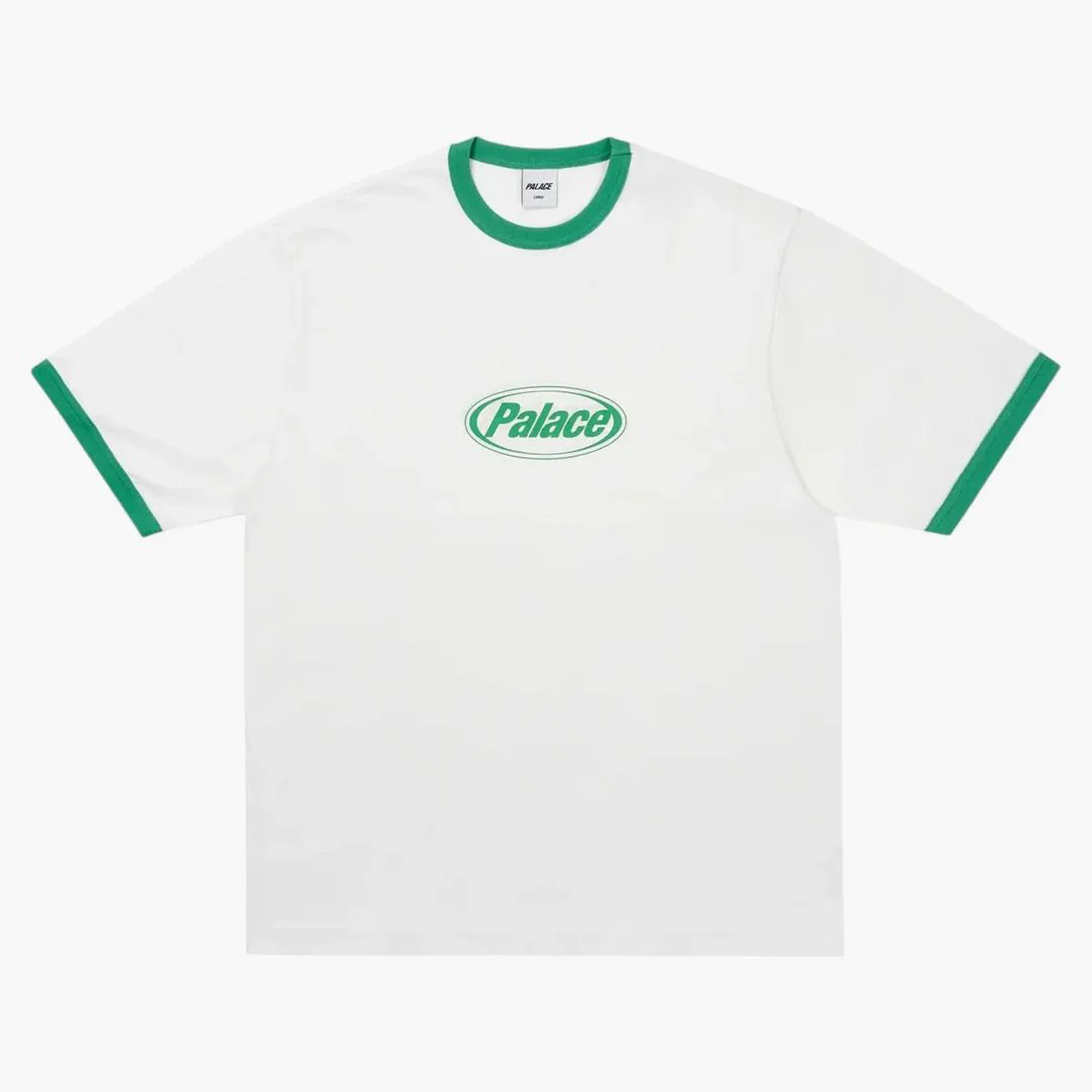 Palace Elipse Ringer T-shirt White