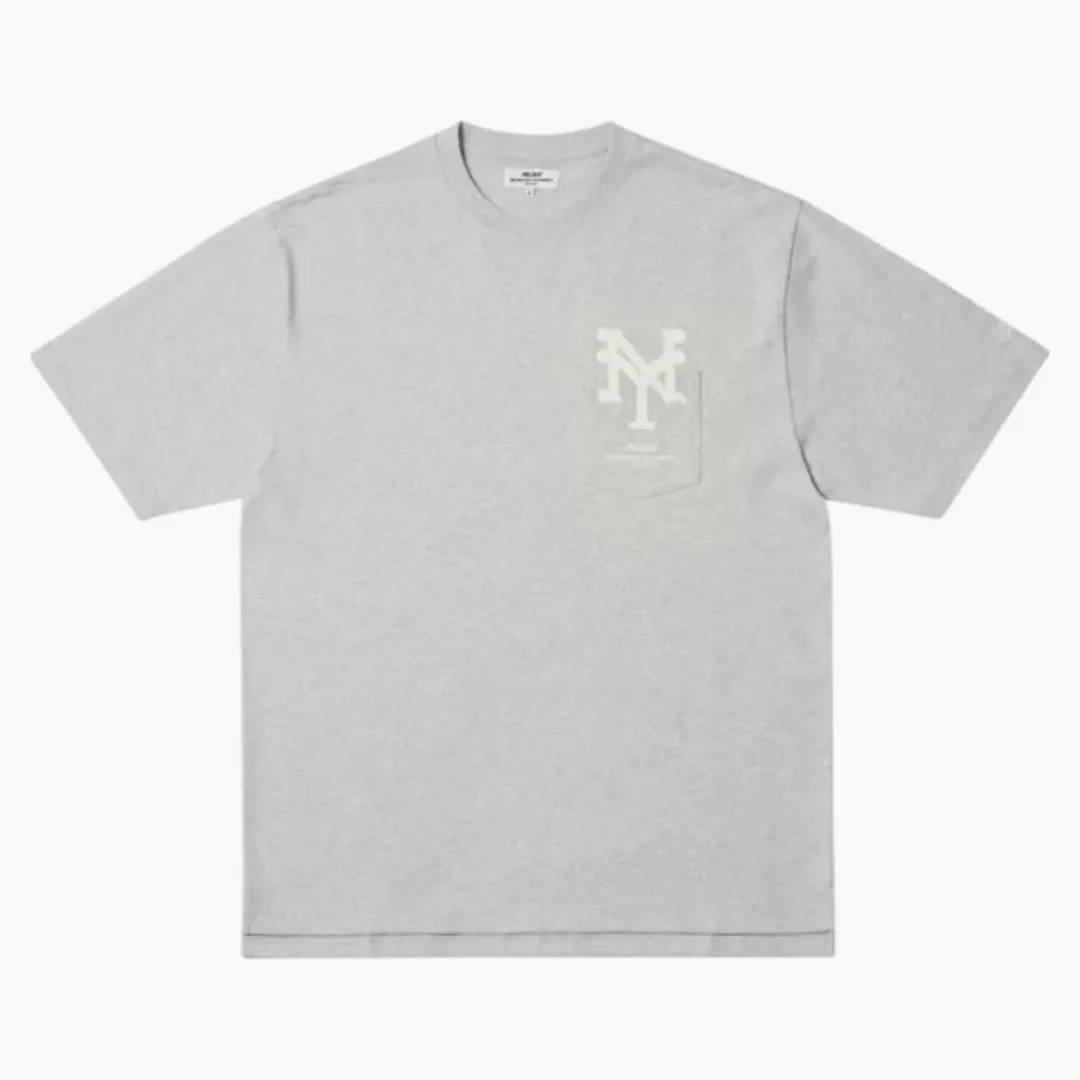 Palace Engineered Garments T-shirt Grey Marl - Image 2