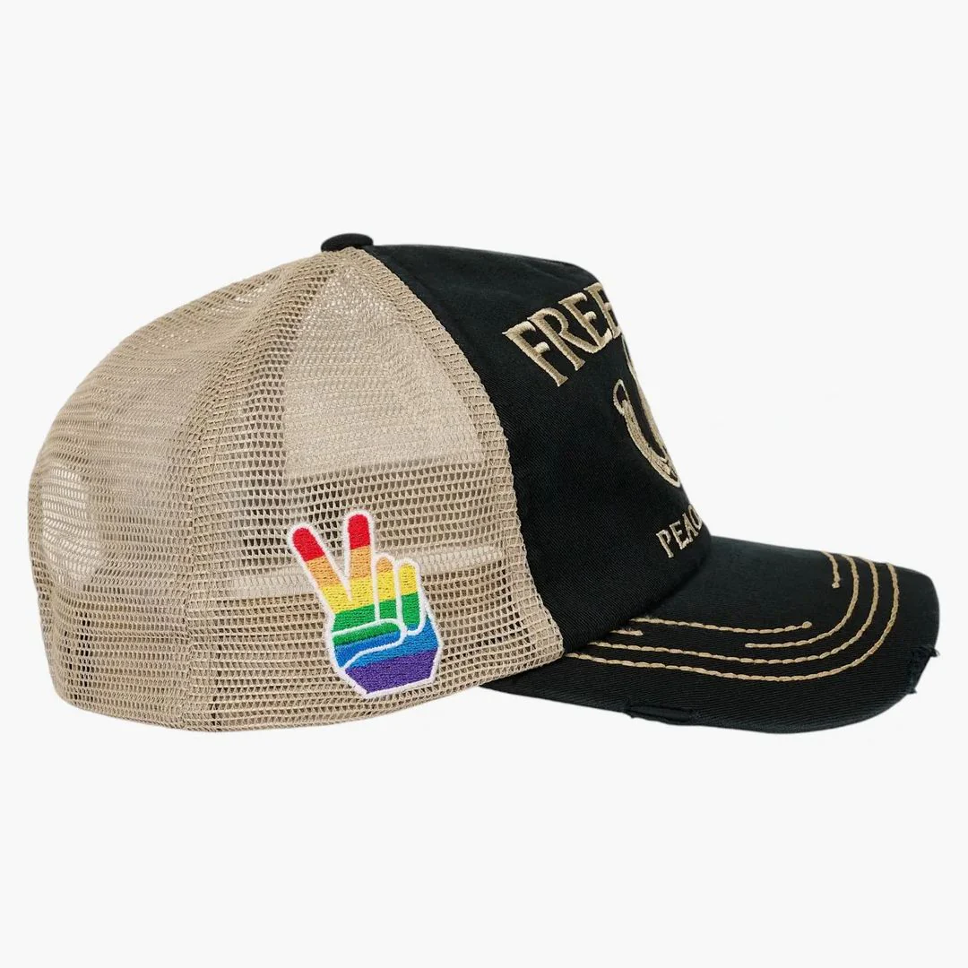 Palace Freedom Distressed Trucker Black - Image 2