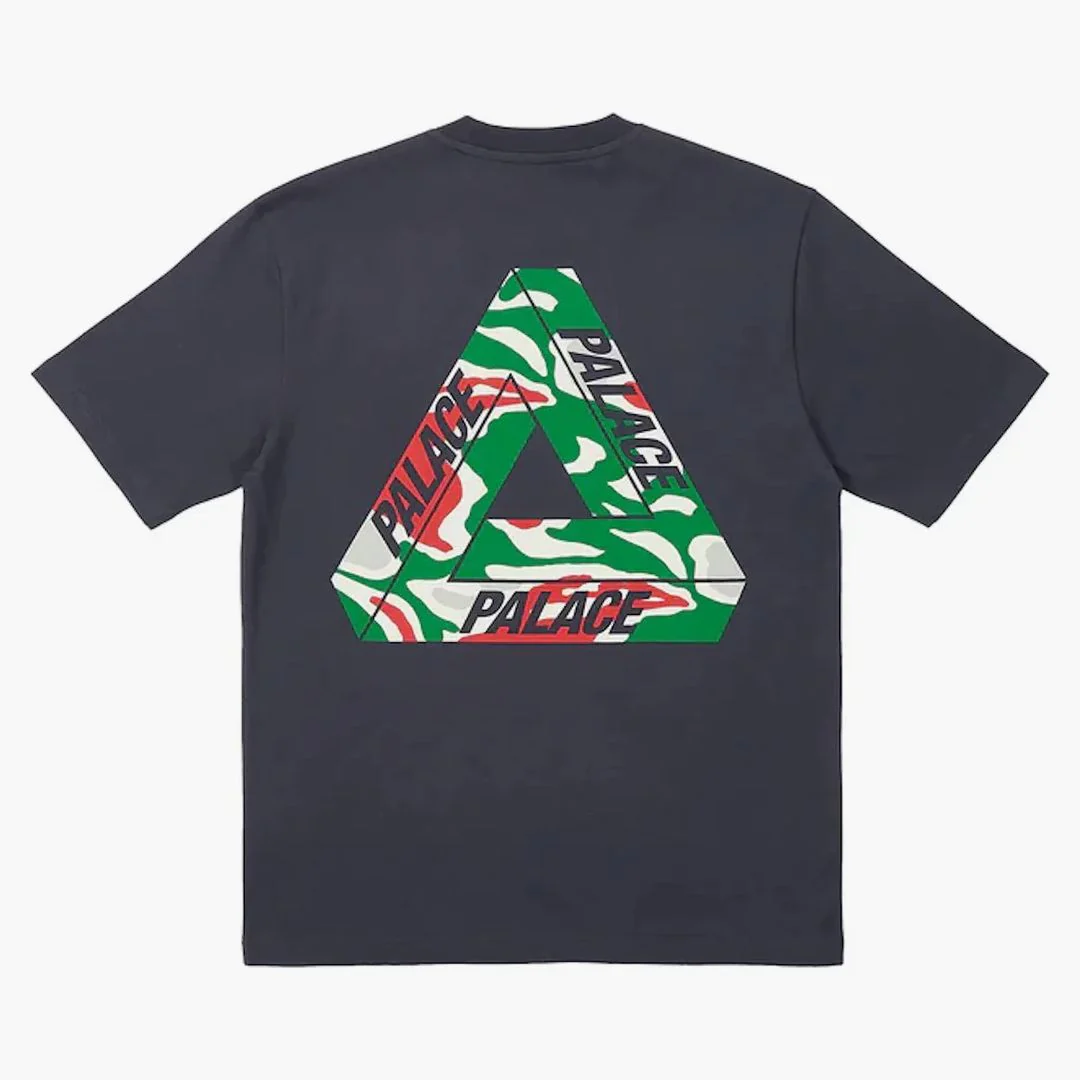 Palace Jungle Camo Tri-ferg T-shirt Navy - Image 2