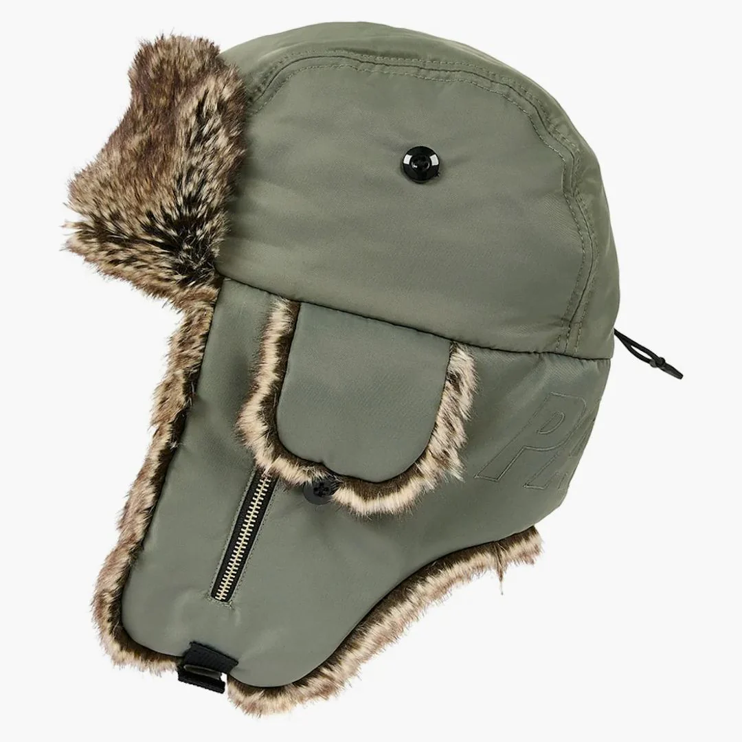 Palace P2b Reverso Fur Trooper Olive