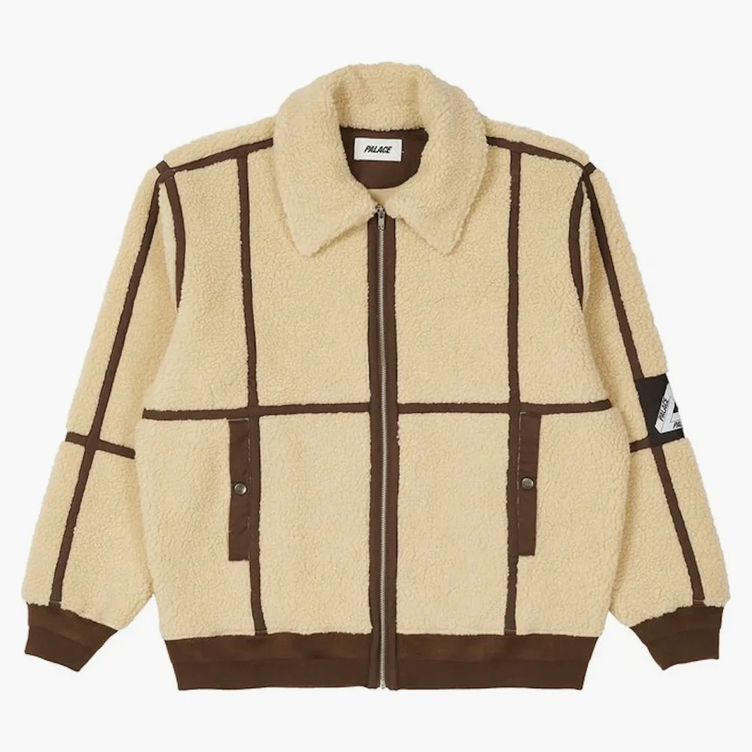 Palace Sherpa Flight Jacket Natural/brown - Image 2
