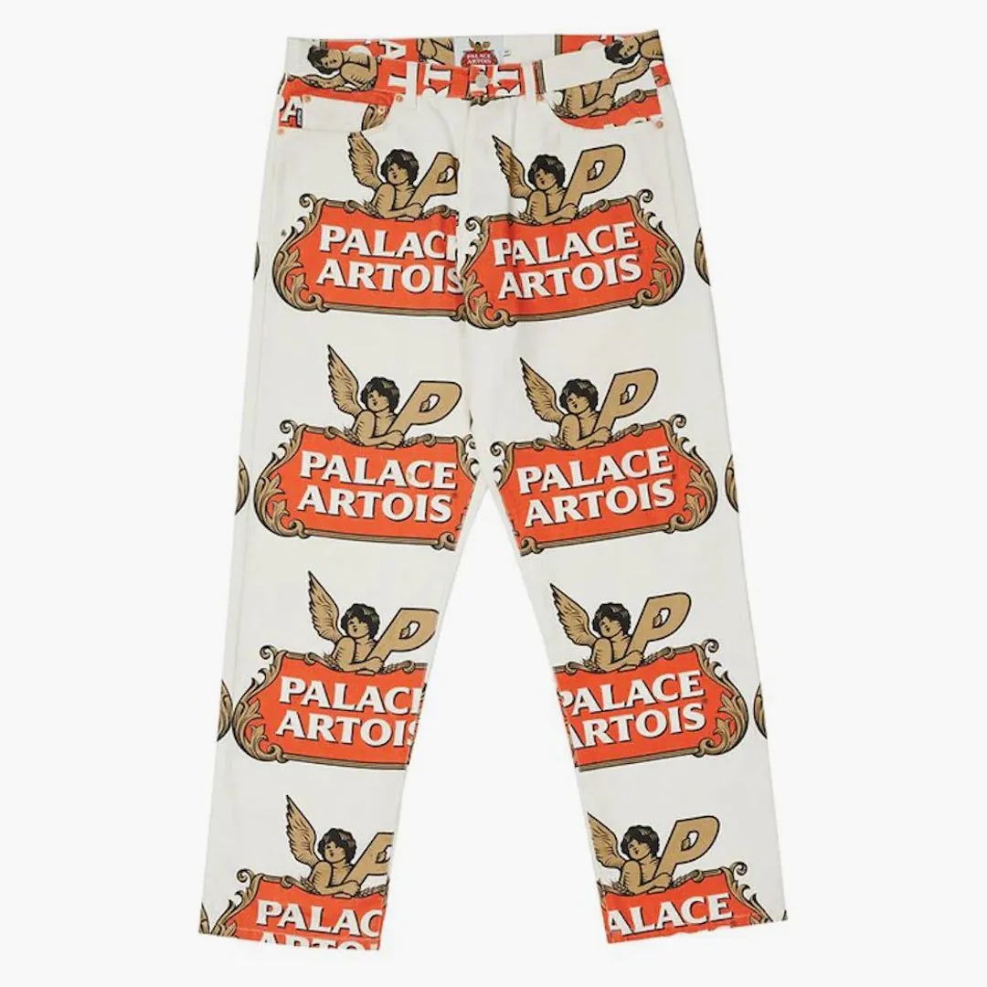 Palace Stella Artois Pant White/red/gold - Image 2