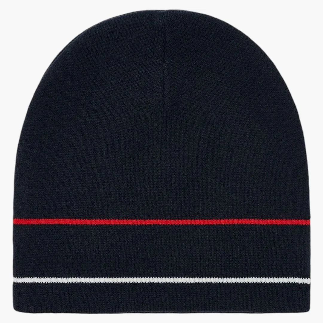 Palace Stripe Nein Cuff Beanie Navy - Image 2