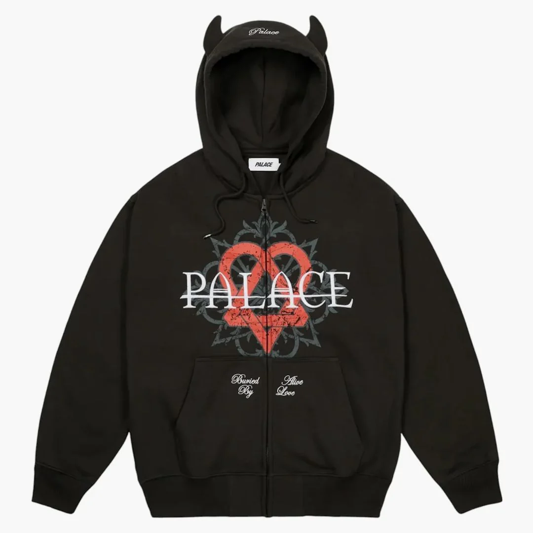 Palace Tri-gram Hood Black