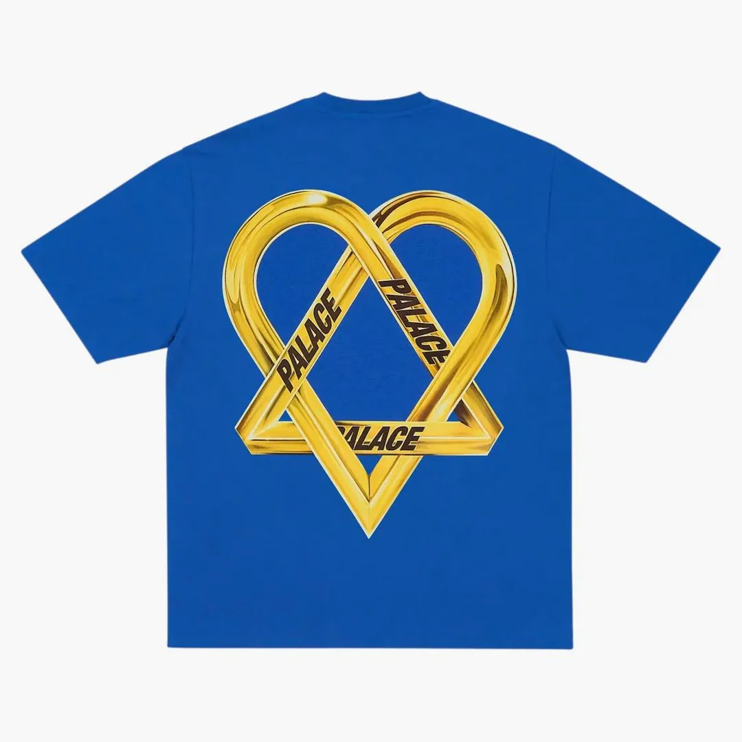 Palace Tri-gram T-shirt Blue Berry - Image 2