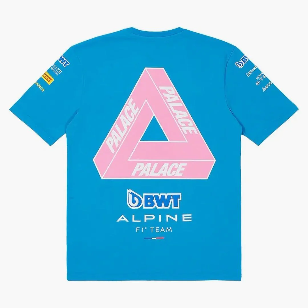 Palace X Kappa For Alpine T-shirt Blue