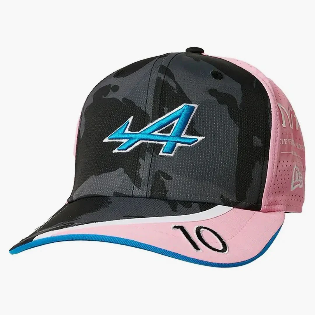 Palace X Kappa New Era For Alpine 9fifty Curved Brim Pit Gasly Cap Night Desert Camo - Image 2