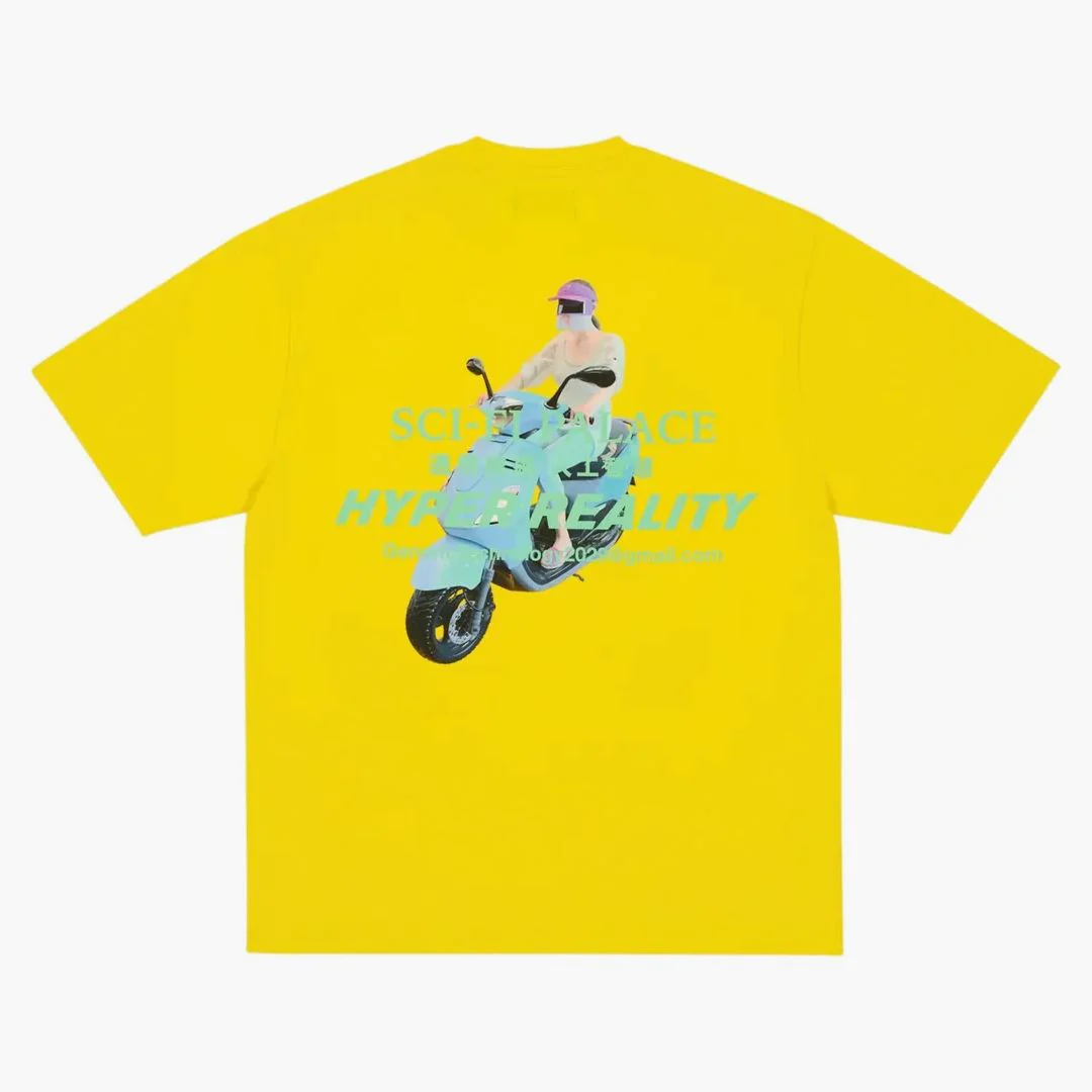 Palace X Sci-fi Fantasy Email T-shirt Big Yellow - Image 2
