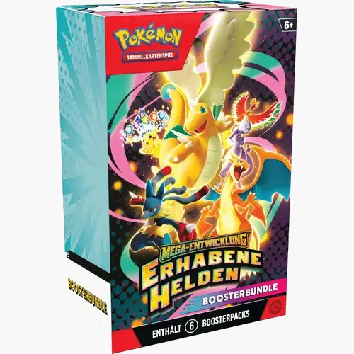 Pokémon Boosterbundle Mega-Entwicklung Erhabene Helden