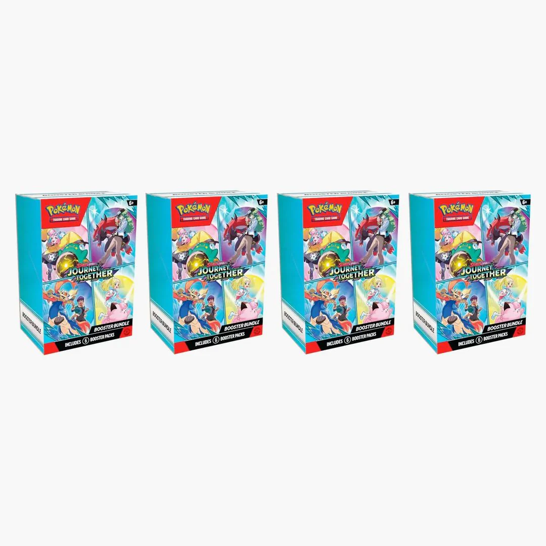 Pokémon Scarlet Violet Journey Together Booster Bundle 4x Lot