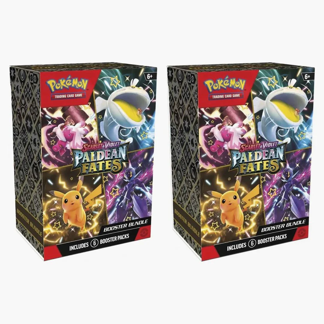 Pokémon Scarlet & Violet Paldean Fates Booster Bundle 2x Lot - Image 2