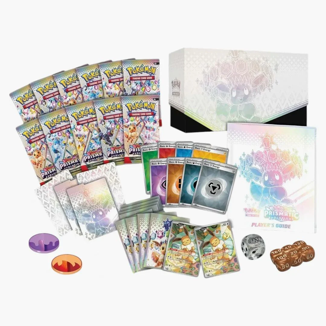 Pokémon Scarlet & Violet Prismatic Evolutions Pokemon Center Elite Trainer Box 2x Lot - Image 2