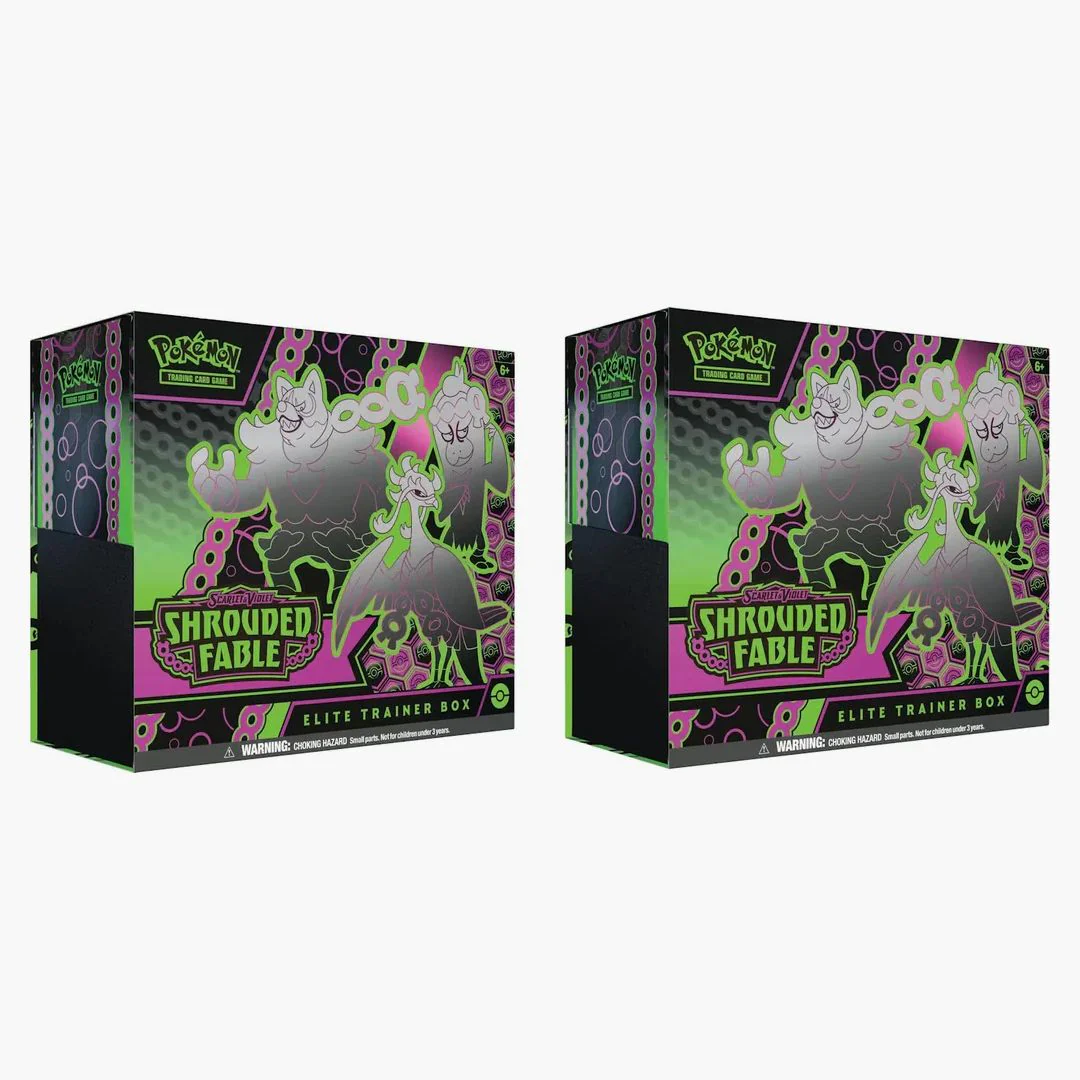 Pokémon Scarlet & Violet Shrouded Fable Elite Trainer Box 2x Lot - Image 2