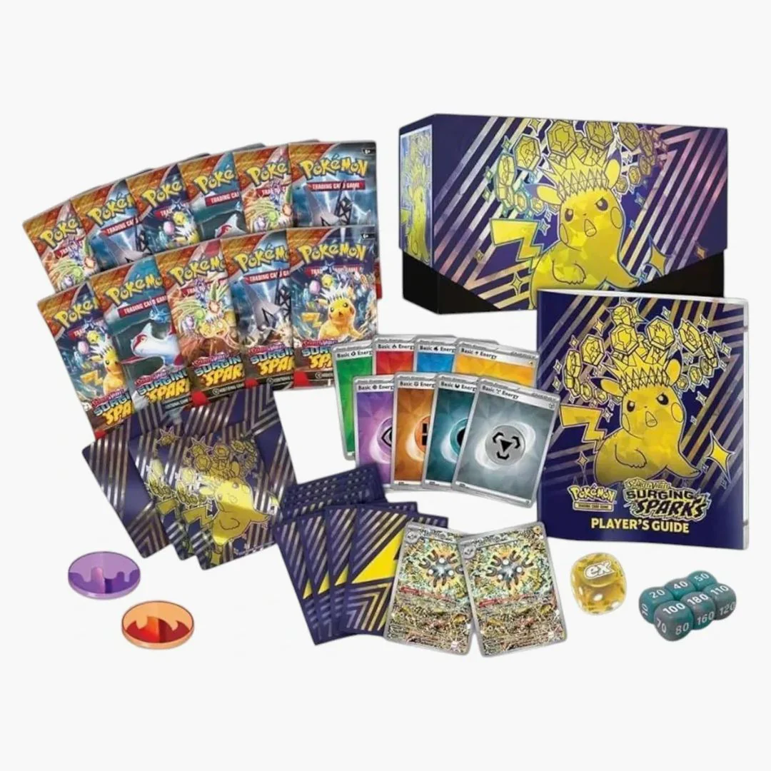 Pokémon Scarlet & Violet Surging Sparks Pokemon Center Elite Trainer Box 4x Lot