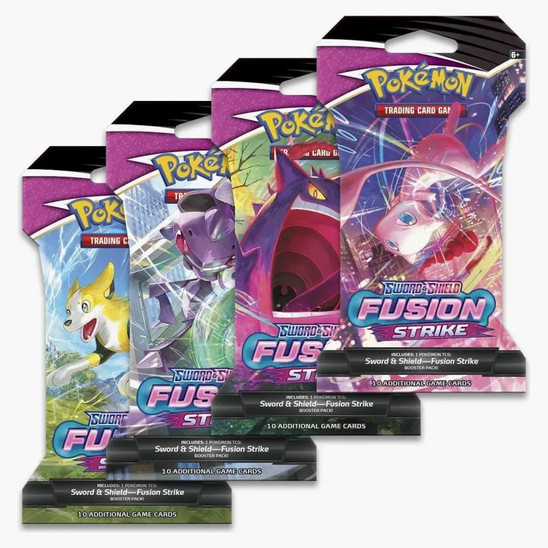 Pokémon Sword & Shield Fusion Strike Sleeved Booster Pack 20x Lot - Image 2