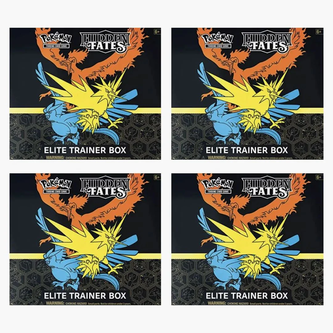 Pokémon Tcg Hidden Fates Elite Trainer Box 4x Lot - Image 2