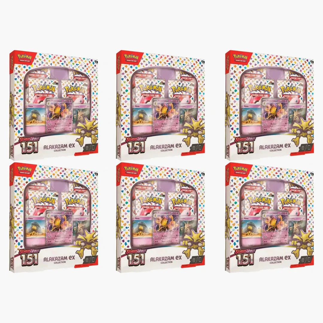 Pokémon Tcg Scarlet & Violet 151 Alakazam Ex Box 6x Lot