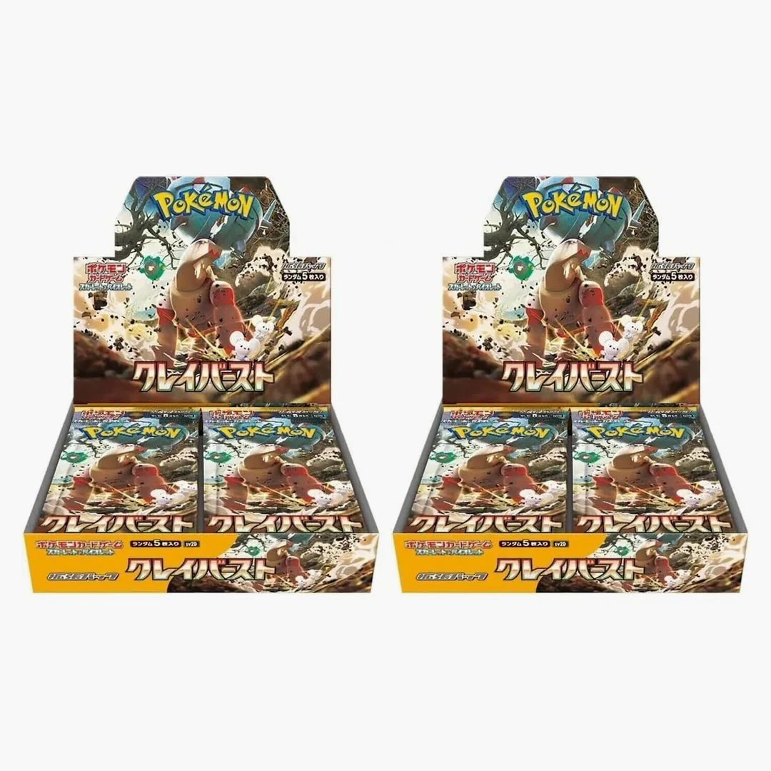 Pokémon Tcg Scarlet & Violet Expansion Pack Clay Burst Booster Box (japanese) 2x Lot