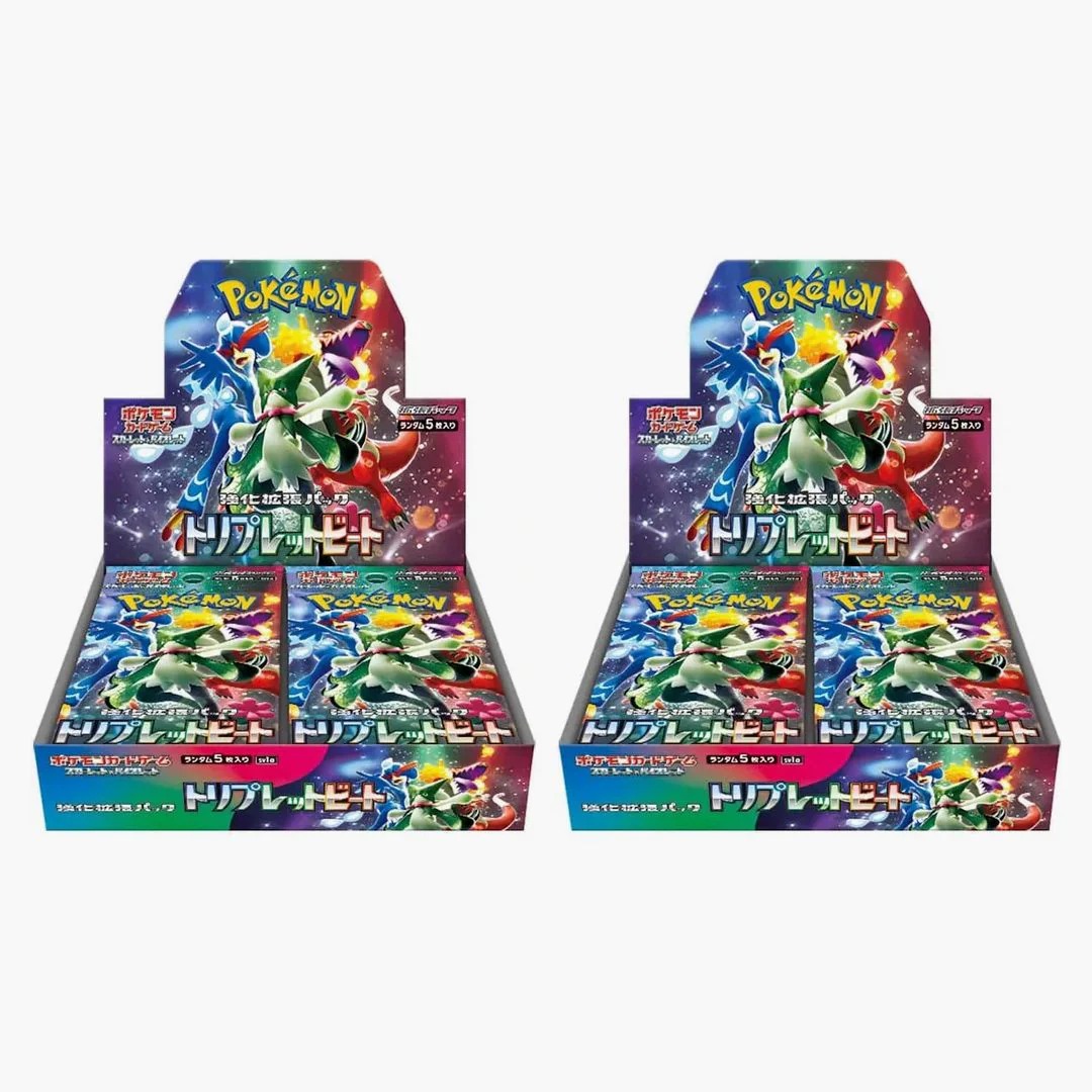 Pokémon Tcg Scarlet & Violet Expansion Pack Triplet Beat Box (japanese) 2x Lot