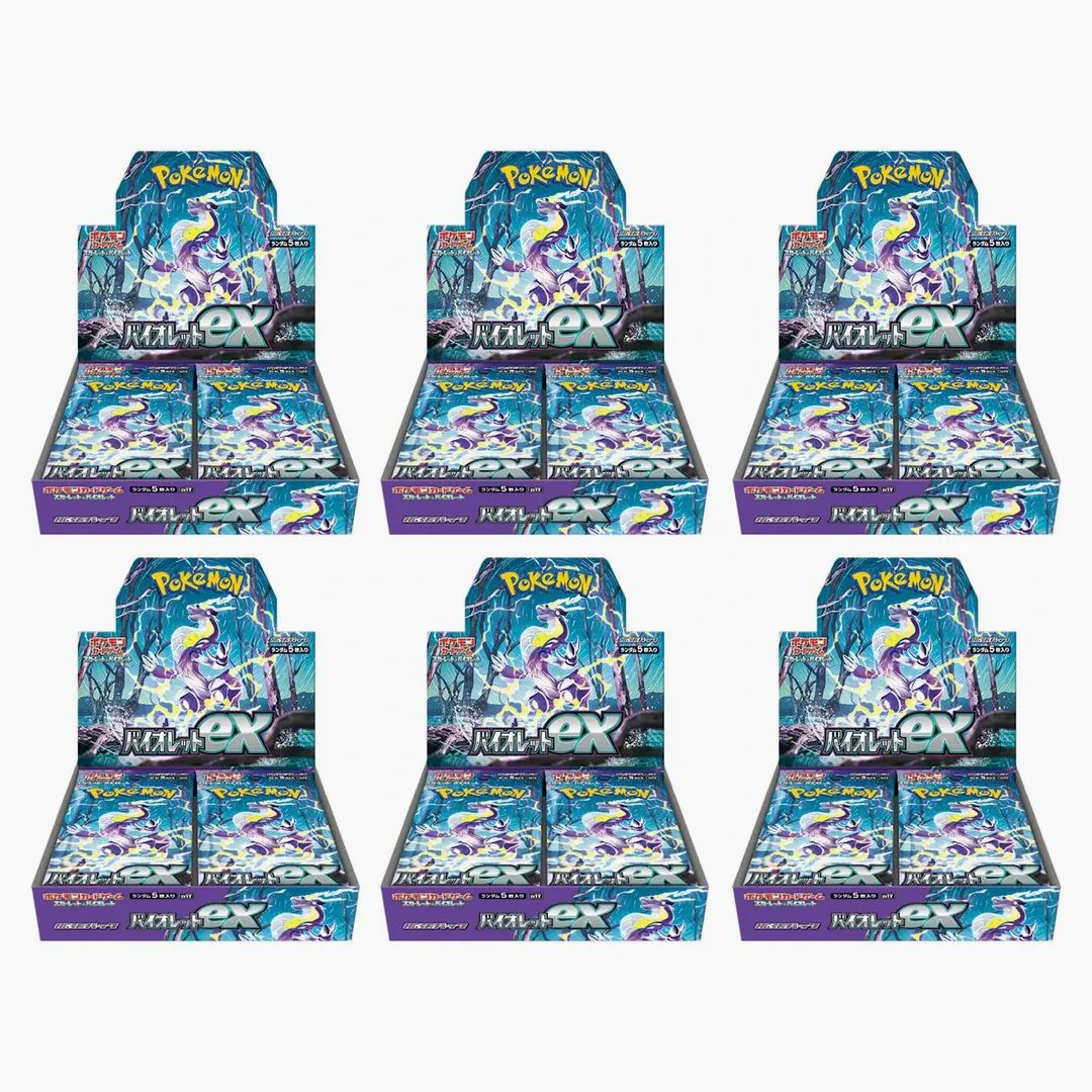 Pokémon Tcg Scarlet & Violet Expansion Pack Violet Ex Box (japanese) 6x Lot