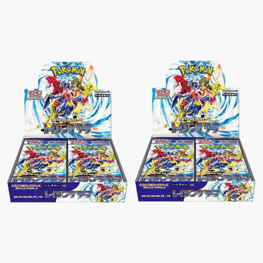 Pokémon Tcg Scarlet & Violet Raging Surf Booster Box (japanese) 2x Lot