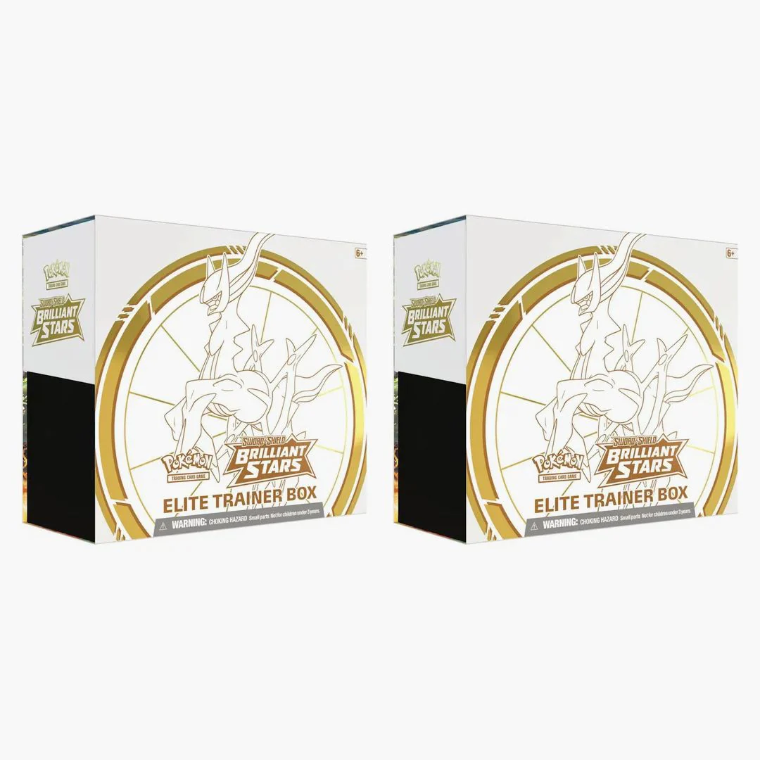 Pokémon Tcg Sword & Shield Brilliant Stars Elite Trainer Box 2x Lot